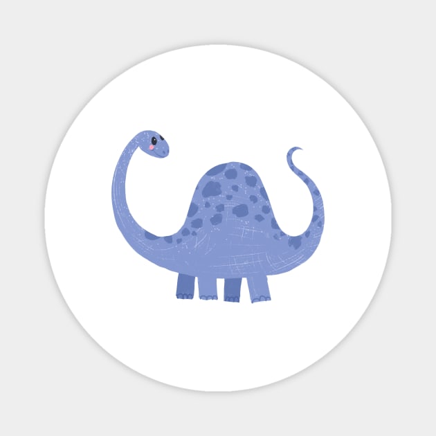 Cute Cartoon Dinosaur Magnet by SWON Design